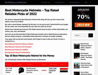 bestmotorcyclehelmets.net screenshot