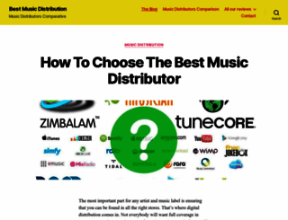 bestmusicdistribution.com screenshot