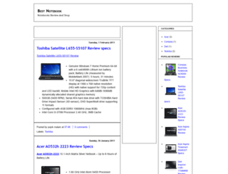 bestnotebookshop.blogspot.com screenshot