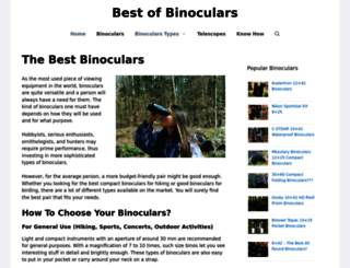 bestofbinoculars.com screenshot