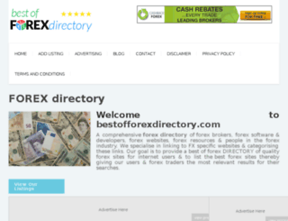 bestofforexdirectory.com screenshot