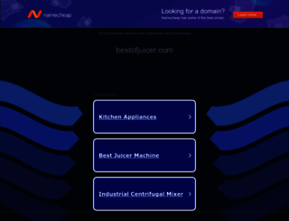 bestofjuicer.com screenshot