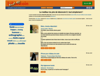 bestofleboncoin.fr screenshot