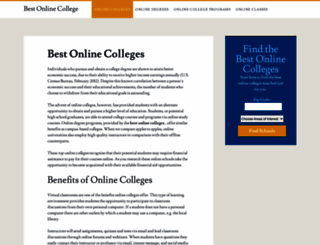 bestonlinecollege.org screenshot