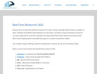 bestonlineforexbroker.com screenshot