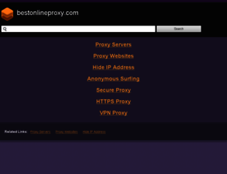 bestonlineproxy.com screenshot
