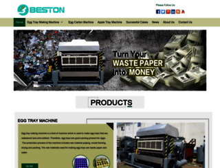 bestonpapermachine.com screenshot