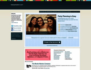 bestpartyever.com screenshot