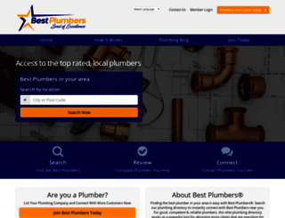 bestplumbers.com screenshot