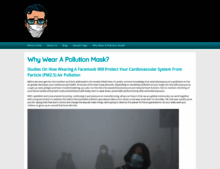 bestpollutionmasks.com screenshot
