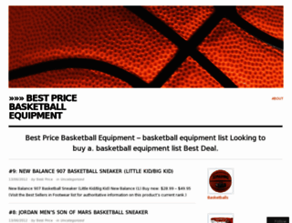 bestpricebasketballequipment.wordpress.com screenshot