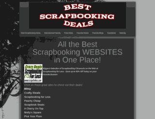 bestscrapbookingdeals.com screenshot
