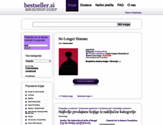 bestseller.si screenshot