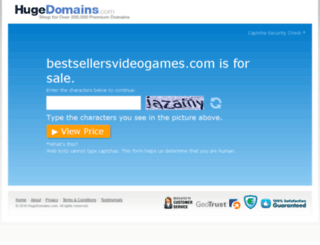 bestsellersvideogames.com screenshot