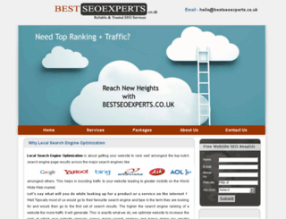 bestseoexperts.co.uk screenshot
