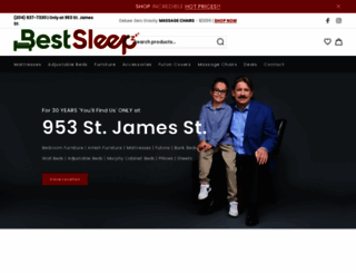 bestsleepcentre.com screenshot