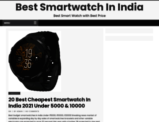 bestsmartwatchindia.in screenshot