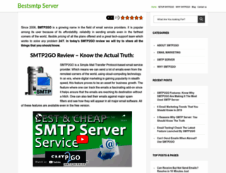 bestsmtpserver.com screenshot