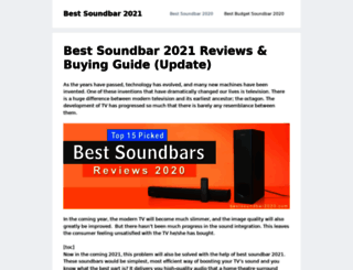 bestsoundbar2020.com screenshot