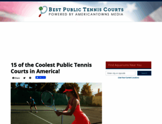 besttenniscourts.com screenshot