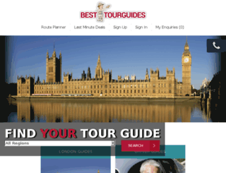 besttourguides.co.uk screenshot