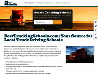 besttruckingschools.com screenshot