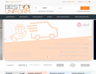 bestuniform.pl screenshot