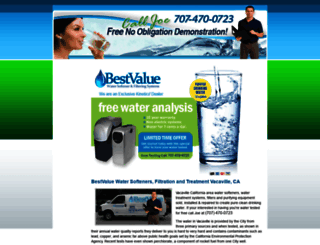 bestvaluewatersoftenersystems.com screenshot