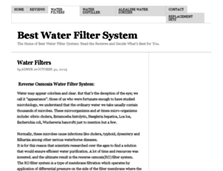 bestwaterfiltersystem.co screenshot