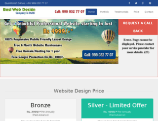 bestwebdesigncompanyindelhi.co.in screenshot
