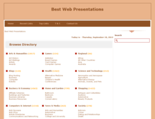 bestwebpresentations.com screenshot