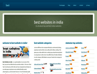 bestwebsiteinindia.com screenshot