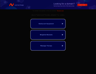 bestweightedblankets.org screenshot