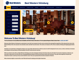 bestwesternvicksburg.com screenshot