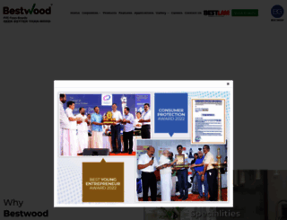 bestwood.co.in screenshot