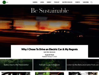 besustainable.com screenshot