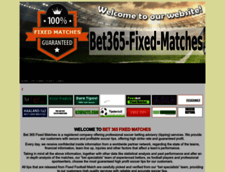 bet365-fixed-matches.com screenshot