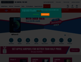 beta.carphonewarehouse.com screenshot
