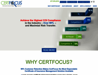 beta.certfocus.com screenshot