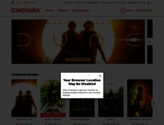 beta.cinemark.com screenshot