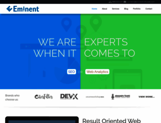 beta.eminentinfoweb.com screenshot