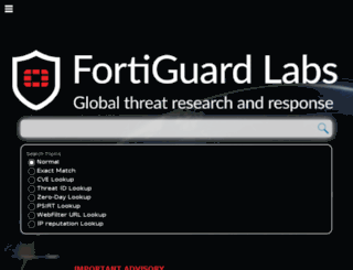 beta.fortiguard.com screenshot