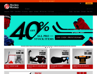 beta.hockeymonkey.com screenshot
