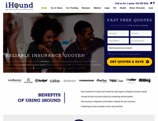 beta.insurancehound.co.za screenshot