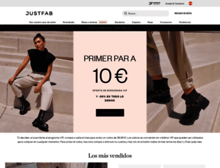 beta.justfab.es screenshot