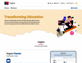 beta.nagwa.com screenshot