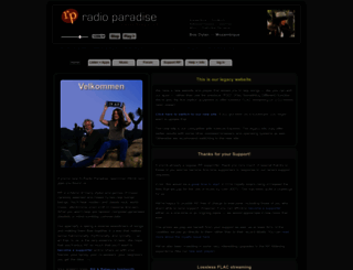 beta.radioparadise.com screenshot