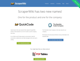 beta.scraperwiki.com screenshot