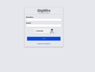 beta.shipwire.com screenshot