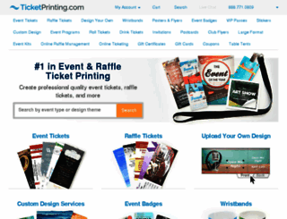 beta.ticketprinting.com screenshot